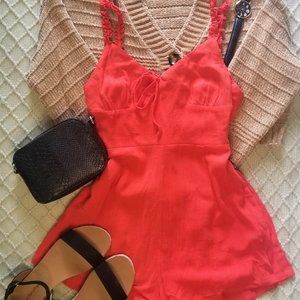 Sleeveless V-Neck Romper